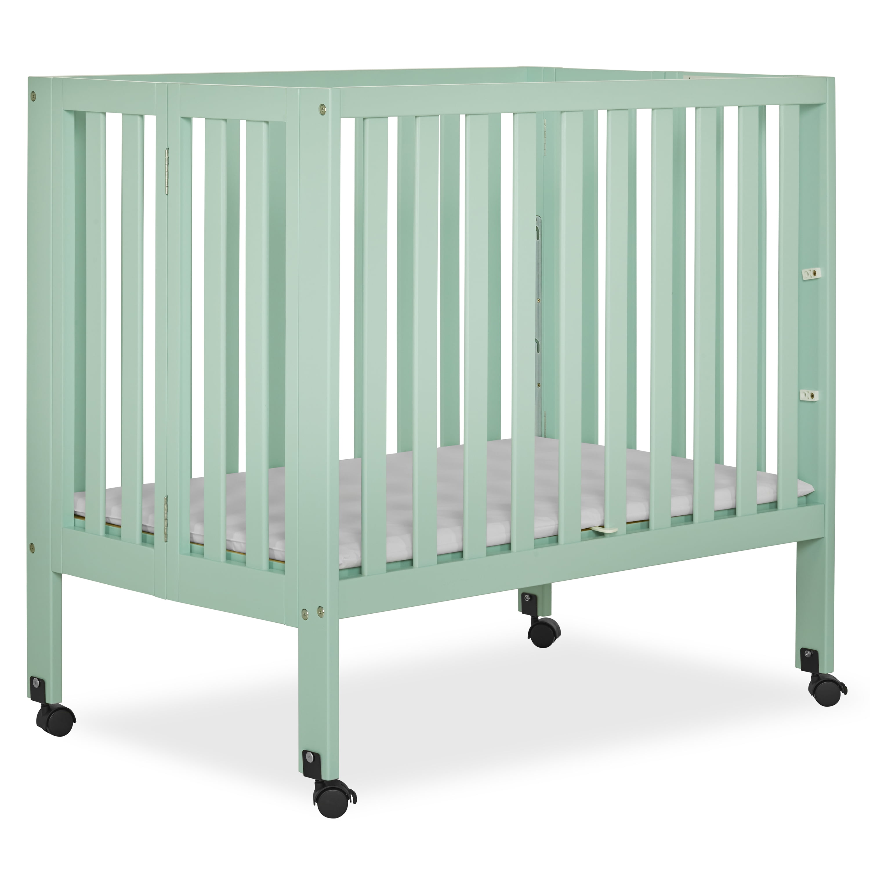 Dream On Me Jett NonFull Size Folding Crib, Removable Wheels, Modern