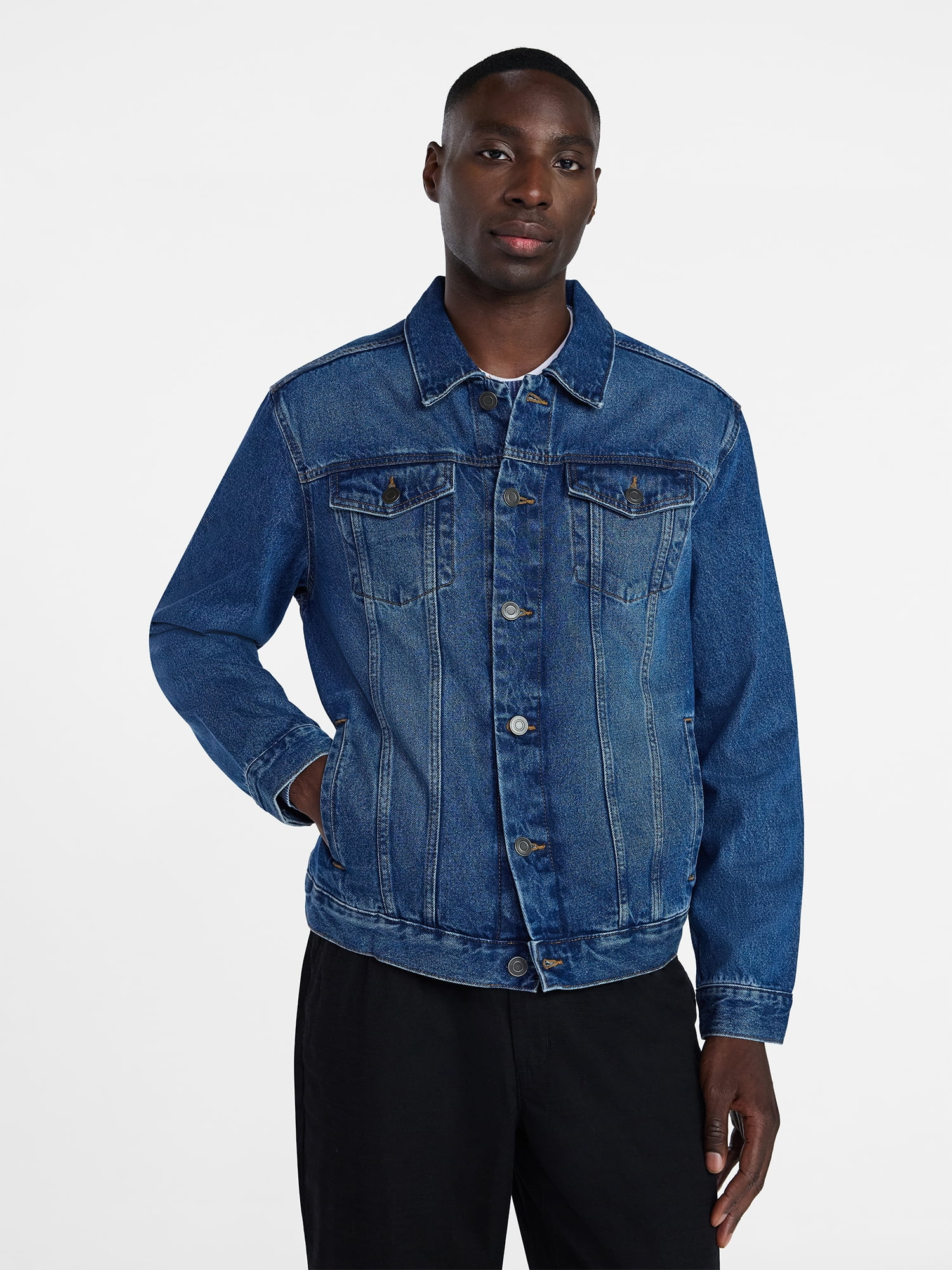 George Men's & Big Men's Denim Jacket, Sizes S-3XL