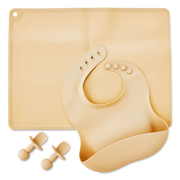 Parent's Choice 4-Piece Silicone Baby Feeding Starter Set, 6  Months