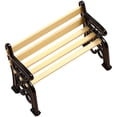 thumbnail image 2 of SHISUYAN Mini House Bench Model Miniature Wooden Bench Doll Furniture Model Decor, 2 of 9