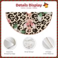 thumbnail image 5 of Kll Leopard Dots Christmas Tree Skirt 36",Party Decorations Farmhouse For Christmas Decorations Holiday Party, 5 of 8