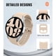 thumbnail image 5 of Correa de reloj MoKo No Gap de silicona para Samsung Galaxy 7 6 5 4, 5 of 8