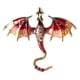 thumbnail image 2 of 20uds. Broche de dragón volador Broche de dragón esmaltado exquisito para abrigo de traje (rojo), 2 of 2