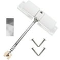 thumbnail image 1 of UPGRATOR Door Closer Self Closing Metal White Spring Loaded for Home Use 1Set, 1 of 8
