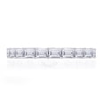 thumbnail image 2 of 3 CT Baguette Cut White Cubic Zirconia Eternity Wedding Band Ring In 14K White Gold Plated 925 Sterling Silver (Color: White, Clarity: VVS1-VVS2, 3.00 Cttw) -10, 2 of 6