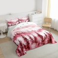 thumbnail image 3 of Homewish Mountain Jungle Full Size Comforter Sets 3-Piece for Female Men Women,Happy Winter Snowflakes Bedding Comforter Set,Natural Scenery Lightweight Bedding Sets,Super Cozy Room Decor, 3 of 8
