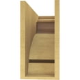 thumbnail image 4 of 8"W x 24"D x 16"H Classic Mayflower Rough Cedar Woodgrain TimberThane Corbel, Primed Tan, 4 of 6