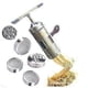 thumbnail image 1 of Stainless Steel Manual Noodles Press Machine Pasta Maker with 5 Noodle Mould -HK908, 1 of 5