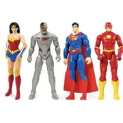 DC Comics 12-inch Action Figure 4-Pack with Superman, The Flash, Wonder Woman and Cyborg