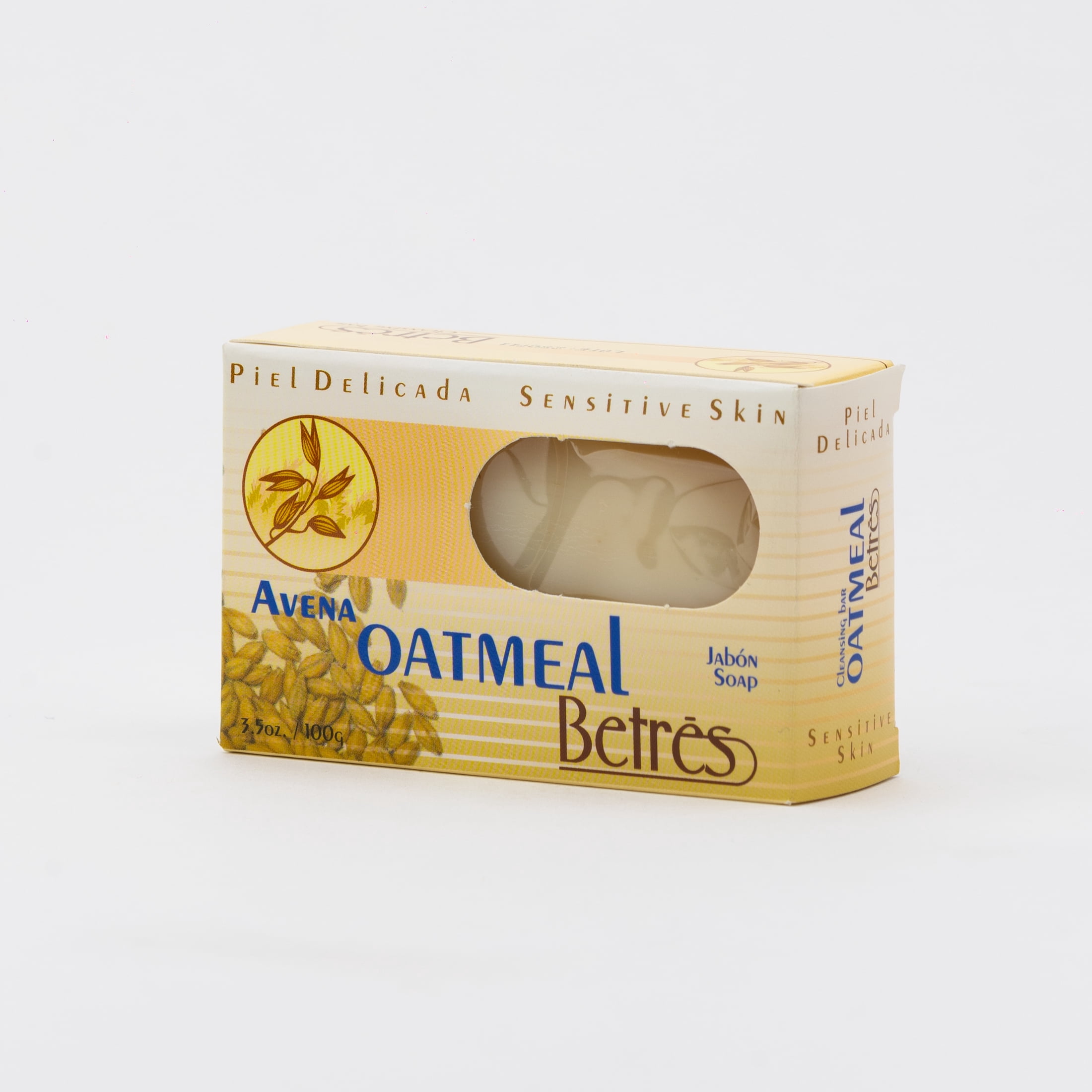 Betres Oatmeal Soap, Jabon De Avena, 3.5 Oz.