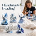 thumbnail image 6 of Arctic Winter Guardian 3D Beaded DIY Kit for Beginners, Handmade Bead Art Craft Set for Home Decor, Relaxing Arts and Crafts Gift for Adults Teens, 6 of 7