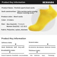 thumbnail image 7 of Hehanda 6 Pairs of Professional Outdoor Sports Socks Fitness Running with Quick-Drying Boat Socks, 7 of 7