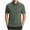 Army Green#waffle knit golf shirt, variant on DDAPJ pyju Men's Polos Shirts 3 Buttons Casual Work T Shirts Big and Tall Short Sleeve Golf Shirt Black M