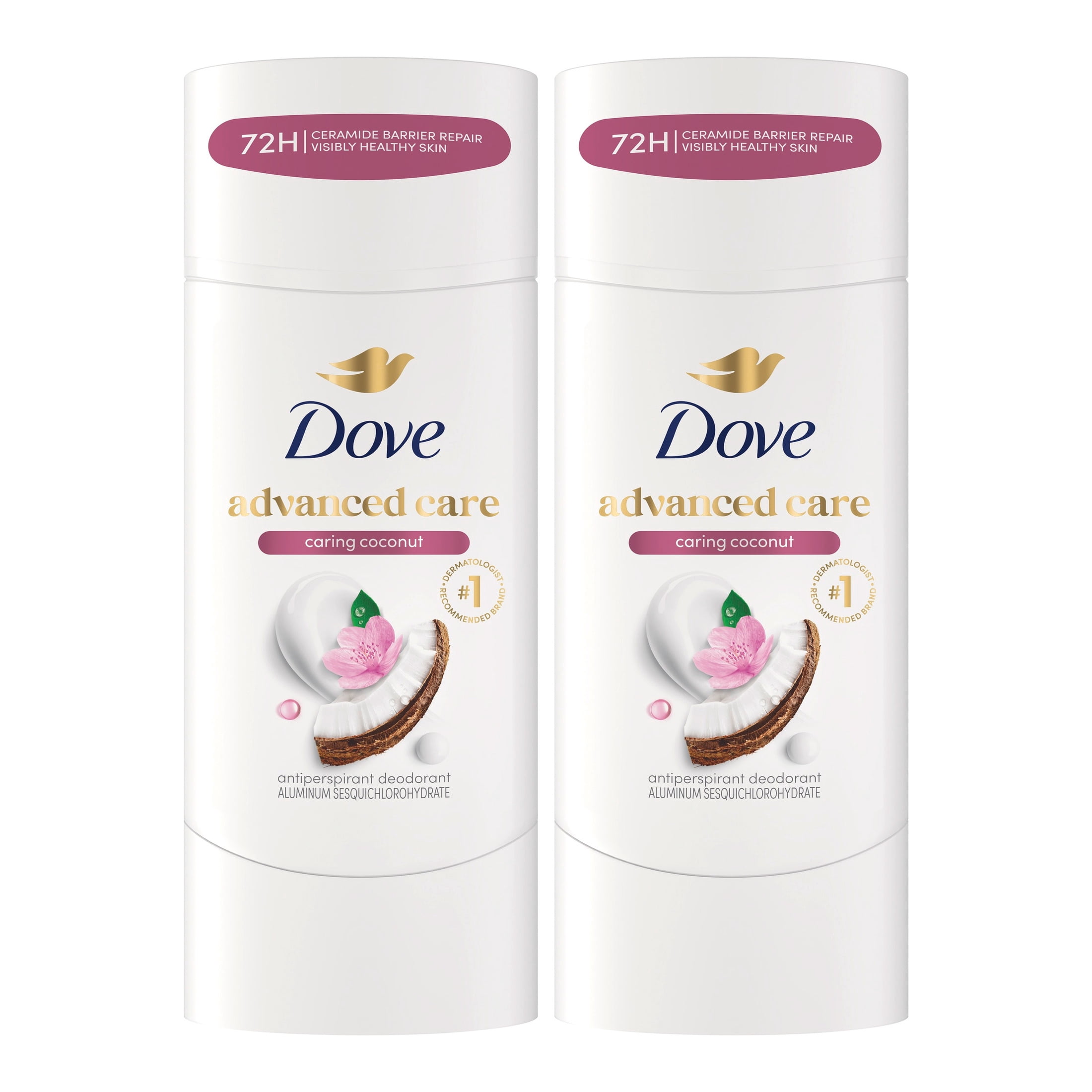 Dove Original Clean Antiperspirant Deodorant 2.6 oz Twin Pack