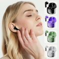 thumbnail image 1 of Ganfancp Cool Transparent Bluetooth Headset Suspended Breath Light Wireless In-Ear Gaming Noise Cancelling Headset Ofertas y Liquidaciones Auricular X1,Cable de Carga X1,Manual X1, 1 of 7