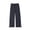 Black, variant on Men Braided Drawstring Elastic High Waist Adjustable Hem Side Zipper Wide Leg Woven Pants Deep Side Pockets Quick Dry Breathable Travel Outdoor Trousers XXL