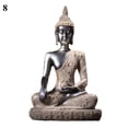 thumbnail image 2 of Meditative Seated Buddha Sandstone Statue Sculpture Figurine Decor, 2 of 7