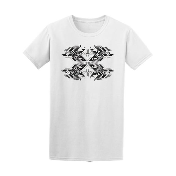 Futuristic Symmetric Figure Tee Men's -Image by Shutterstock