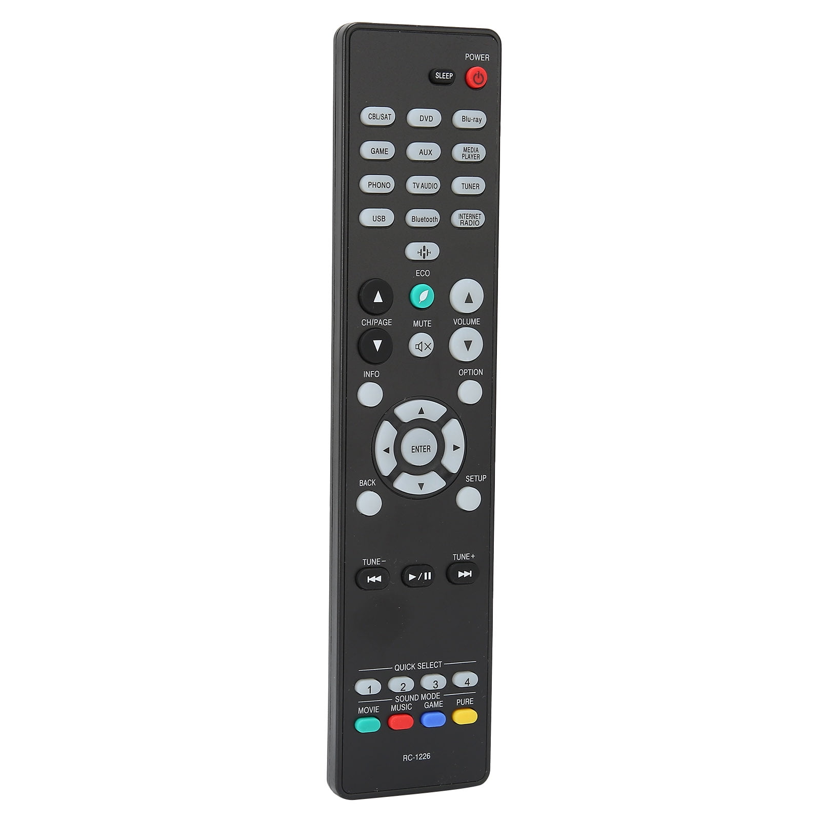 Remote Control Rc-1226 Audio Video Accessories RC1226 Remote Control Replacement Part Fit For AVRS650H AV Receiver System