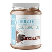 IsolateOne Whey Isolate Protein Powder by NutraOne - 100% Pure Whey Isolate Powder (Gourmet Chocolate - 2 lbs.)