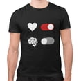 thumbnail image 1 of Playera Corazón y Cerebro Caballero, 1 of 4