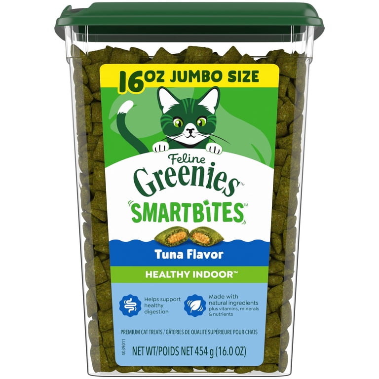 Greenies Feline Smartbites Tuna Flavor, 16 oz photo 1