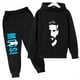 thumbnail image 2 of Conjunto de sudadera con capucha para niños 2024 HOT, más pantalones de sudadera, conjunto deportivo de 2 piezas para niños y niñas, ropa para niños con estampado de Messi, ropa para bebés, 2 of 5