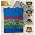 thumbnail image 2 of S4E Men's Pride Flag Life Harmony Spirit T-Shirt XXXX-Large Royal Blue, 2 of 4