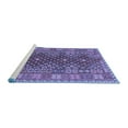 thumbnail image 2 of Ahgly Company Machine Washable Indoor Rectangle Southwestern Blue Country Area Rugs, 5' x 7', 2 of 4