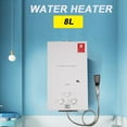 thumbnail image 6 of TABODD 8L 16KW LPG Gas Instant Water Heater Propane Tankless Water Heater w/ Shower Kit for Household, 6 of 15