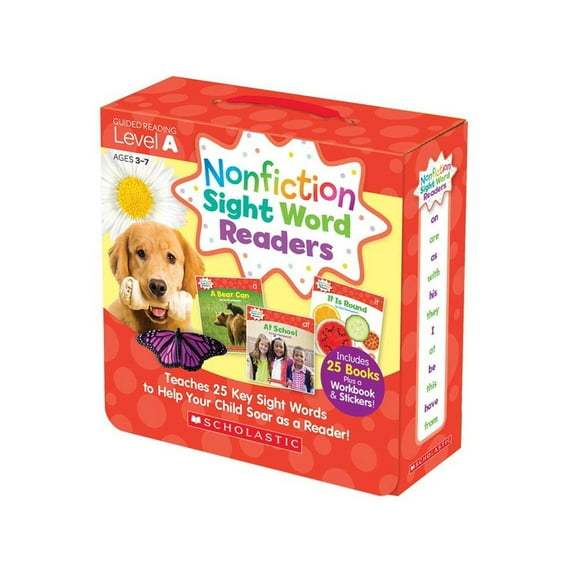 Nonfiction Sight Word Readers: Guided Reading Level a (Parent Pack): Teaches 25 Key Sight Words to Help Your Child Soar , (Paperback)