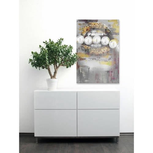 Pearl Nibble Painting Print on Wrapped Canvas