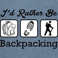 thumbnail image 3 of CafePress - I'd Rather Be Backpacking T Shirt - Womens Comfort Colors® Shirt, 3 of 4