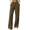 Coffee, variant on Elastic Waist Sweatpants for Women Drawstring Lounge Trousers Casual Athletic Long Pants with Pockets Travel Wear