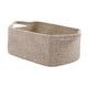 thumbnail image 3 of Cesta de almacenamiento Caja de almacenamiento con asas Contenedor Cesta para pañales de bebé Cesta para toallas Cesta para sala de estar Baño Armario caqui, 3 of 8
