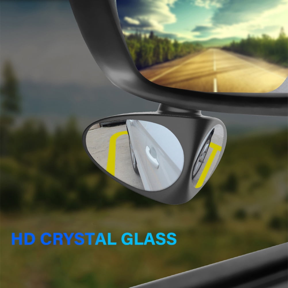 JoyTutus Rear View Mirror, Universal 11.81 Inch Panoramic Convex Interior  Clip-on Wide Angle Mirror to Reduce Blind Spot Effectively for Car SUV