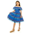 thumbnail image 2 of unik Girl's Traditional Mexican Cinco De Mayo Fiesta Dress Royal X 5, 2 of 7