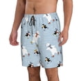 thumbnail image 2 of Vsdgher Skiing penguin Bear Men's Beach Shorts, Surfing shorts, Swim trunks, Quick Dry Swim Trunks for Surfing Beach Fun -X-Large, 2 of 6