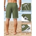 thumbnail image 5 of COOFANDY Mens Shorts Casual Summer Beach Sweat Shorts Classic Fit Stylish Cotton Dress Shorts with Pockets, 5 of 6
