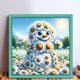thumbnail image 2 of Kit Punto Cruz Con Muñeco Nieve Hilo Algodón Ecológico Bordado 11CT 45x45cm, 2 of 9