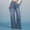 #31Light Blue, variant on Wide Leg Jeans for Woman Baggy Stretchy Loose Trendy Frayed Hem Denim Boyfriend Pants