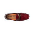 thumbnail image 4 of Stacy Adams Embrey Moc Toe Bit Slip-On Dress Shoes Wine 25703-609, 4 of 7