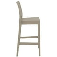 thumbnail image 2 of Compamia Siesta Maya Resin 29.5" Barstool in Taupe, 2 of 9