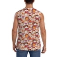 thumbnail image 4 of Balery Maneki-Neko Cats Camisetas sin mangas para hombre, absorbe la humedad y protege contra el mal olor.-X-Large, 4 of 7