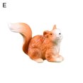 thumbnail image 2 of Naierhg Squirrel Animal Figurine Craft DIY Miniature Fairy Garden Bonsai Ornament, 2 of 8