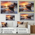 thumbnail image 4 of Designart "Coastal Sunset in Thailand with Boat" Nautical & Beach Floater Framed Canvas Print, 4 of 7