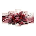 thumbnail image 2 of Safeglitz Abstract Orchid Canvas Wall Art–Modern Flower-Themed Painting, Enlivens Home Spaces with Vibrant, Life-Inspired Design,Chinese Style Oil Painting Sofa Background Wall Hanging Painting B, 2 of 6