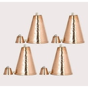 Legends International Large Hawaiian Cone Tabletop Torch Hammered Copper - 4 pack