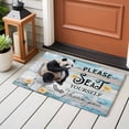 thumbnail image 5 of Please Seat Yourself Washable Small Entryway Area Rugs 2'x3', Panda in Toilet Low Pile Throw Rug Non-Slip Sturdy Edge Binding Carpet for Front Door Floor Room Entry, 5 of 9