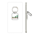 thumbnail image 1 of succulents cactus potted  illustration square cell ph  stand holder bracket universal support, 1 of 3